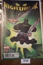 Nighthawk Comic Book, #004, Marvel Comics, Bagged & Boarded