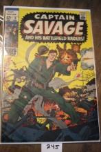 Captain Savage And His Battlefield Raiders Comic Book, 12 Cents, #9, Dec., Marvel Comics