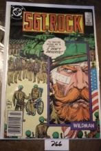 Sgt. Rock Comic Book, Wildman, 75 Cents, #402, July 1985, DC Comics, Bagged & Boarded