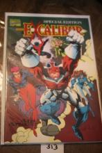 Excalibur Comic Book, Special Edition, Air Apparent, Marvel Comics, Bagged & Boarded
