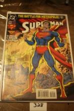 Superman Comic Book, The Battle For Metropolis, #90, Jun. 1994, DC Comics