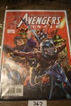 Avengers Finale Comic Book, PSR, Marvel Comics, Bagged & Boarded