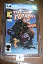 Graded The New Mutants Comic Book, #19, Marvel Comics, Sept. 1984