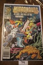 The Micronauts The New Voyages Comic Book, At Last The Face Of The Unknown, 60 Cents