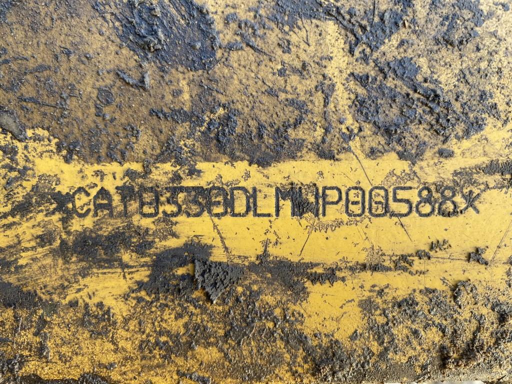 CATERPILLAR 330D L EXCAVATOR, S/N: CAT0330DLMWP00588, 15,271 HOURS SHOWING, CAT REMAN C-9 DIESEL