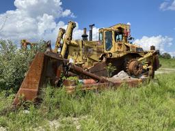 CATERPILLAR D11N DOZER, S/N: 74701030, CAT DIESEL ENGINE, 40,269 HOURS SHOWING, HAS BLADE, REAR