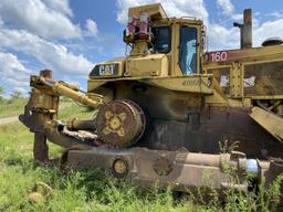 CATERPILLAR D11N DOZER, S/N: 74701030, CAT DIESEL ENGINE, 40,269 HOURS SHOWING, HAS BLADE, REAR