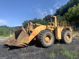 1996 CATERPILLAR 992D WHEEL LOADER, ARTICULATING, 4WD, 14 YARD LOADER BUCKET WITH TEETH, 45/65R45
