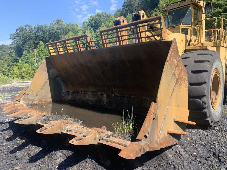1996 CATERPILLAR 992D WHEEL LOADER, ARTICULATING, 4WD, 14 YARD LOADER BUCKET WITH TEETH, 45/65R45