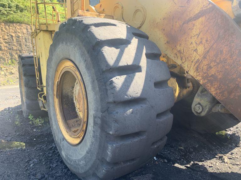1996 CATERPILLAR 992D WHEEL LOADER, ARTICULATING, 4WD, 14 YARD LOADER BUCKET WITH TEETH, 45/65R45