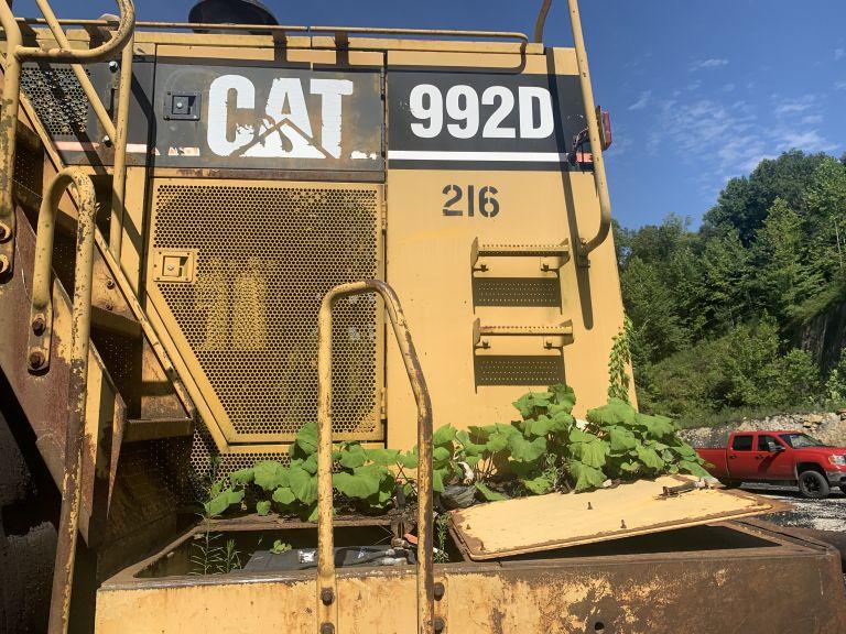 1996 CATERPILLAR 992D WHEEL LOADER, ARTICULATING, 4WD, 14 YARD LOADER BUCKET WITH TEETH, 45/65R45