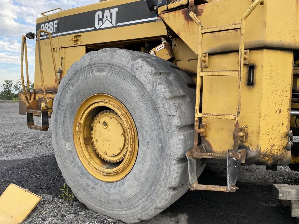 1995 CATERPILLAR 988F SERIES II WHEEL LOADER, ARTICULATING, 4WD, 8 YARD BUCKET, CAT 3408E DIESEL