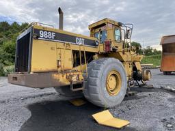 1995 CATERPILLAR 988F SERIES II WHEEL LOADER, ARTICULATING, 4WD, 8 YARD BUCKET, CAT 3408E DIESEL