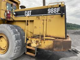 1995 CATERPILLAR 988F SERIES II WHEEL LOADER, ARTICULATING, 4WD, 8 YARD BUCKET, CAT 3408E DIESEL