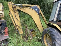 1995 CATERPILLAR 436B LOADER BACKHOE, 25/80-18 TIRES, MISSING TIRES, 15,030 HOURS SHOWING, RUNNING