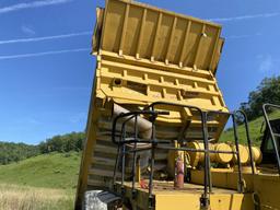 CATERPILLAR 777D ROCK TRUCK, RIGID FRAME, S/N: 00777DAAGC01816, HOURS N/A, MISSING FRONT AXLE,