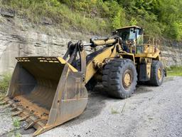 2005 CATERPILLAR 988G WHEEL LOADER, 8 YARD GP BUCKET, 4WD, 35/65-33 TIRES, RUNS AND OPERATES, S/N