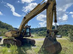 2001 KOMATSU PC400LC-6LM HYDRAULIC EXCAVATOR, ENCLOSED CAB, S/N: A85347, APPROX. HOURS 12,835,