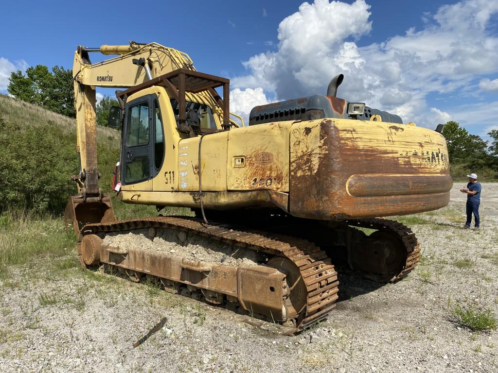 2001 KOMATSU PC400LC-6LM HYDRAULIC EXCAVATOR, ENCLOSED CAB, S/N: A85347, APPROX. HOURS 12,835,