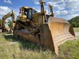 2001 CATERPILLAR D10R DOZER, ENCLOSED CAB, S/N: 3KR01773, 38,114 HOURS, 206'' BLADE, 24'' TRACK SHOE