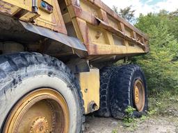 1998 CATERPILLAR 785B, ROCK TRUCK, RIGID FRAME, ENCLOSED CAB, S/N: 6HK0078, APPROX. 71,744 HOURS,