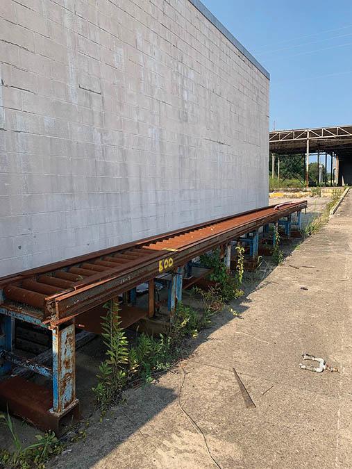 35' HEAVY DUTY ROLL OFF CONVEYOR