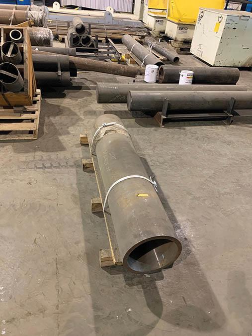 (9) SKIDS OF ASSORTED STEEL, AND STEEL PIPE