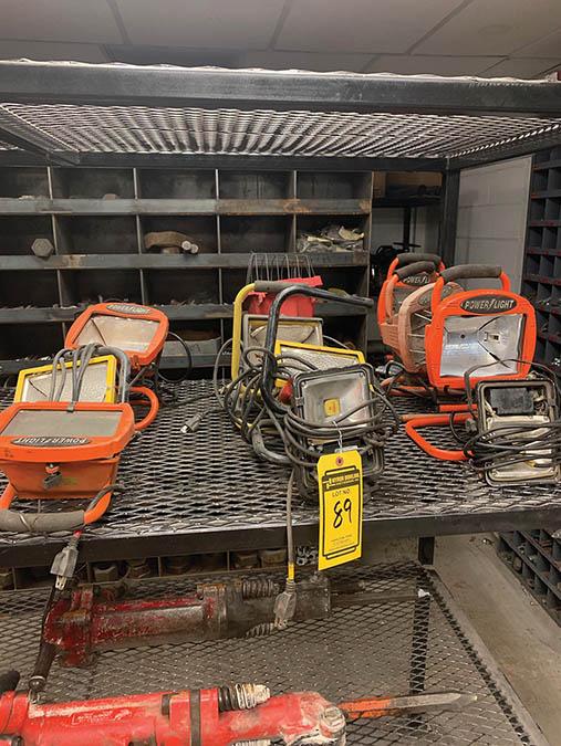 (11) ASSORTED SHOP LIGHTS