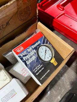 assorted electrical gages, drives