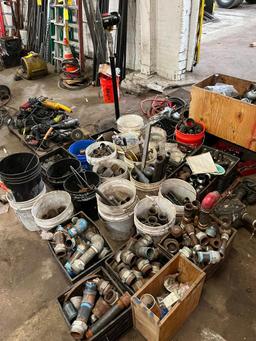 assorted pipe fittings & elbows