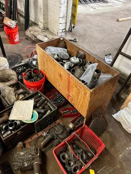 assorted pipe fittings & elbows