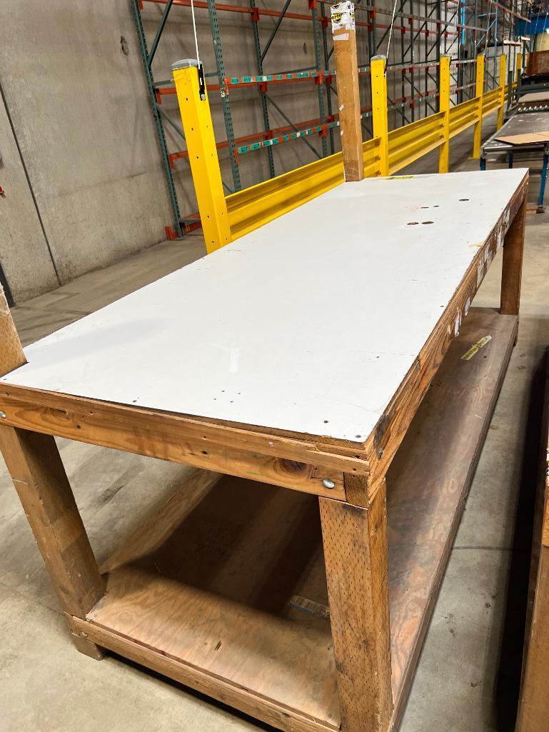 (5) 8' X 3' Wooden Table