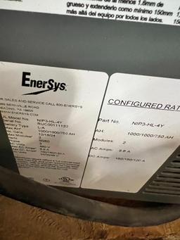 Enersys Enforcer Battery Charger, Model NIP3-HL-4Y, s/n RUC00111132, 3-Phase