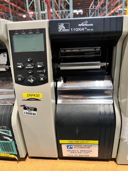 (2) Zebra Printers, Model 110XI4, RFID Ready