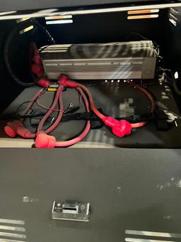 Newcastle System Mobile Pack Station w/ Zebra Printer, Model ZT410, Samsung Monitor