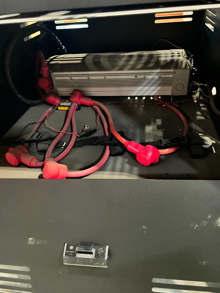 Newcastle System Mobile Pack Station w/ Zebra Printer, Model ZT410, Samsung Monitor