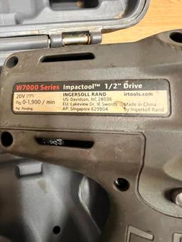 Ingersoll Rand 1/2" Drive Impact W7000 Series, 20V, Includes (2) Batteries & Charger