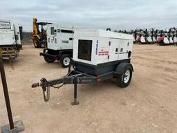 Wacker G25 Diesel Powered Generator, Trailer Mounted, S/N 5668330