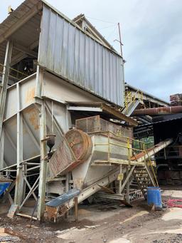 Grinder Raker/Bucket Wheel Reclaimer Hopper & Outfeed to Dryer