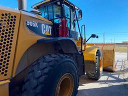 2012 Caterpillar 966K Wheel Loader, Pin No. CAT0966KPTFS00295