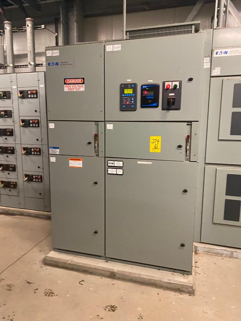 Eaton Ampgard MV Motor Control, Model EDR3000, 4160 V, 60 Hz, 1200 AMP, w/ (4) Eaton Ampgard Medium