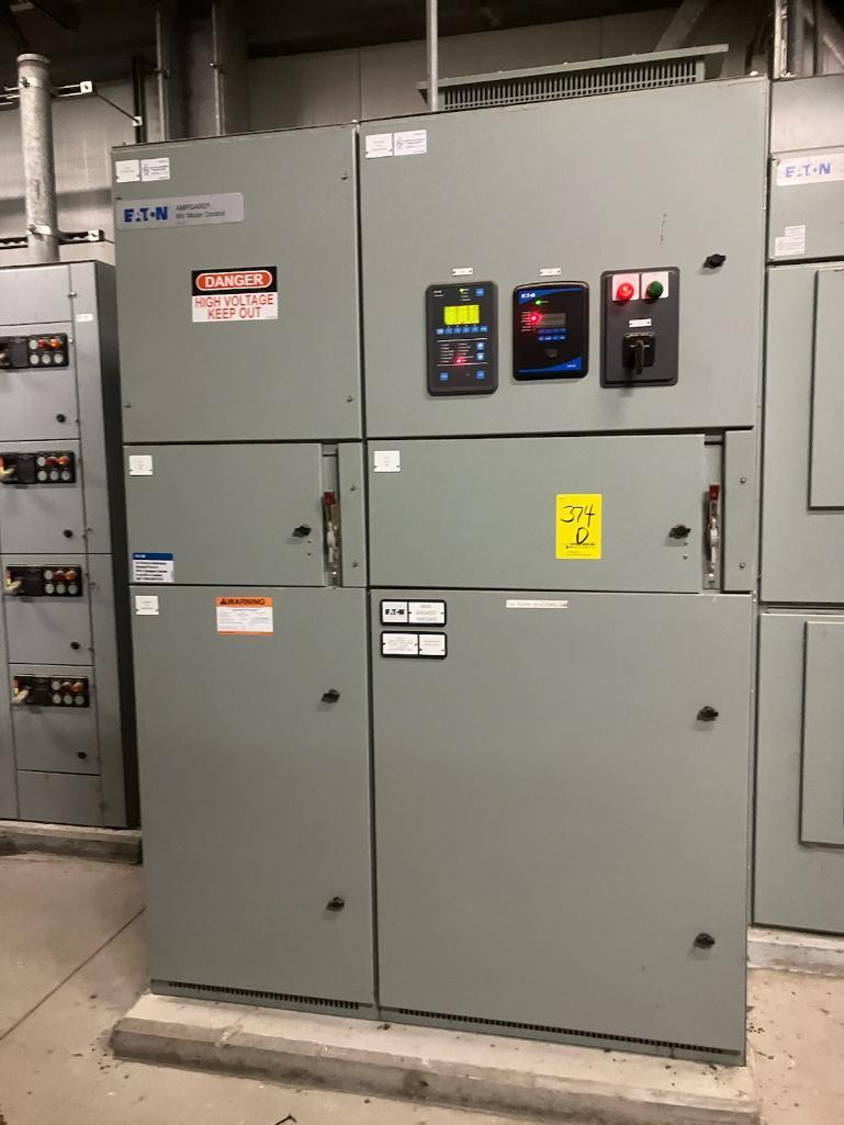 Eaton Ampgard MV Motor Control, Model EDR3000, 4160 V, 60 Hz, 1200 AMP, w/ (4) Eaton Ampgard Medium