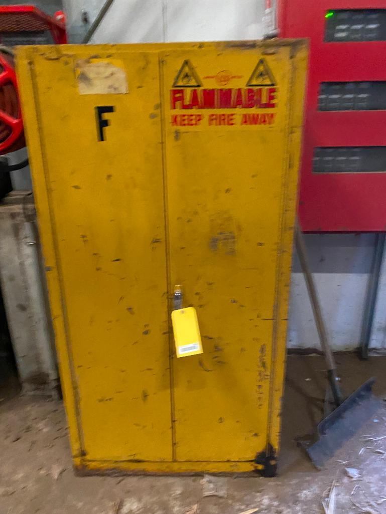 Flammable Liquid Storage Cabinet, 34" W x 34" D x 65" T, File Cabinet, Kennedy Toolbox, (4) Westward