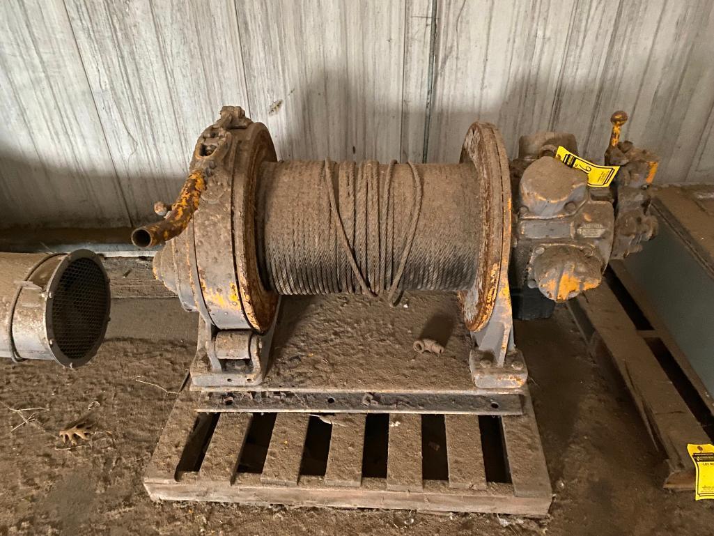 Ingersoll Rand Pneumatic Winch, Approx. 30,000 LB. Cap.