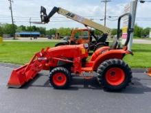 2019 Kubota Tractor, Model L3901D, S/N KBUL4BHRCKJD82537, Front End Loader, 418 Hours,