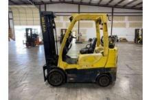 2015 Hyster 6,000-LB. Forklift, Model S60, S/N H187V01598N, LPG, Cushion Tires, 3-Stage Mast,