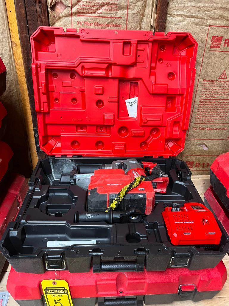 Milwaukee 1" SDS Plus Rotary Hammer, 18 V, w/ Charger, No Battery