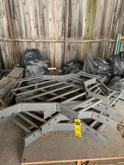 Frames, Bags of Pipe Risers, (2) Pallets of Assorted Hardware