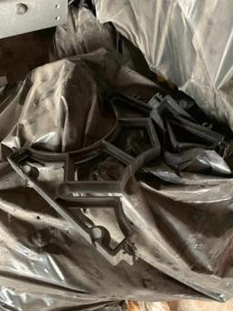 Frames, Bags of Pipe Risers, (2) Pallets of Assorted Hardware
