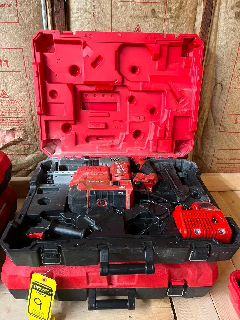 Milwaukee 1-1/8" SDS Plus Rotary Hammer, 18 V, w/ Charger, No Battery